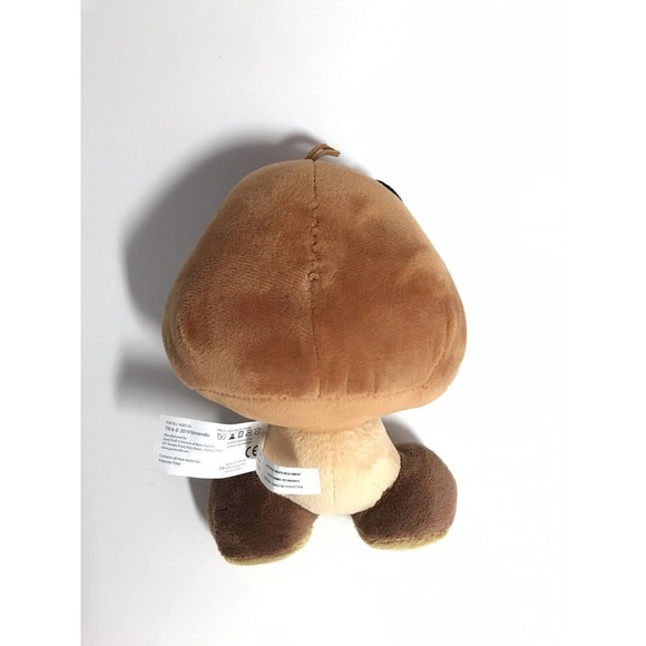 Super Mario Bros Nintendo Goomba 8” Plush Mushroom Stuffed Toy Brown Licensed - Picture 7 of 10